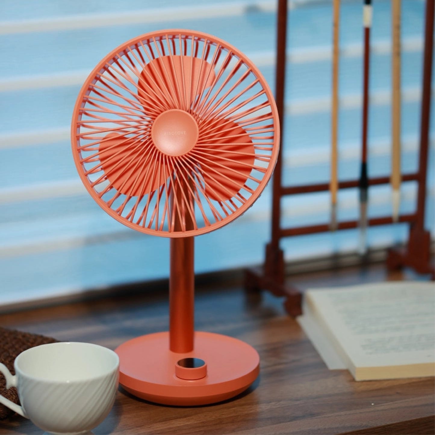 AISOLOVE F21 Wide-Angle Auto Oscillation USB Desktop Fan 4000mAh 广角自动摇头USB桌面风扇