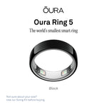 Load image into Gallery viewer, Oura Ring 5 Health & Fitness Tracker Smart Ring, Black
