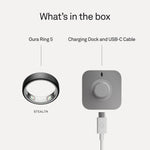 Load image into Gallery viewer, Oura Ring 5 Health & Fitness Tracker Smart Ring, Stealth