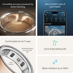 Load image into Gallery viewer, Oura Ring 4 Health & Fitness Tracker Smart Ring, Rose Gold