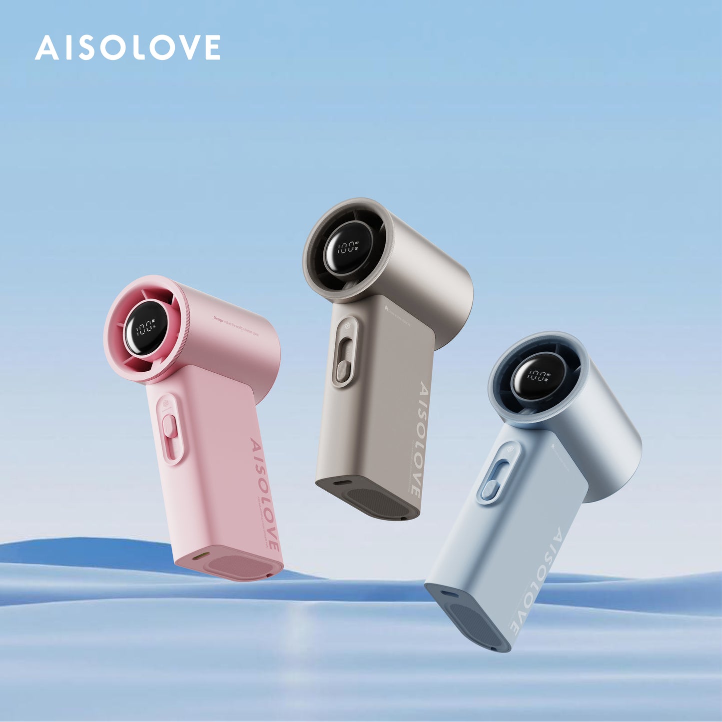 AISOLOVE F20 Handheld Turbo Mini Fan 6000mAh 手持式涡轮迷你风扇