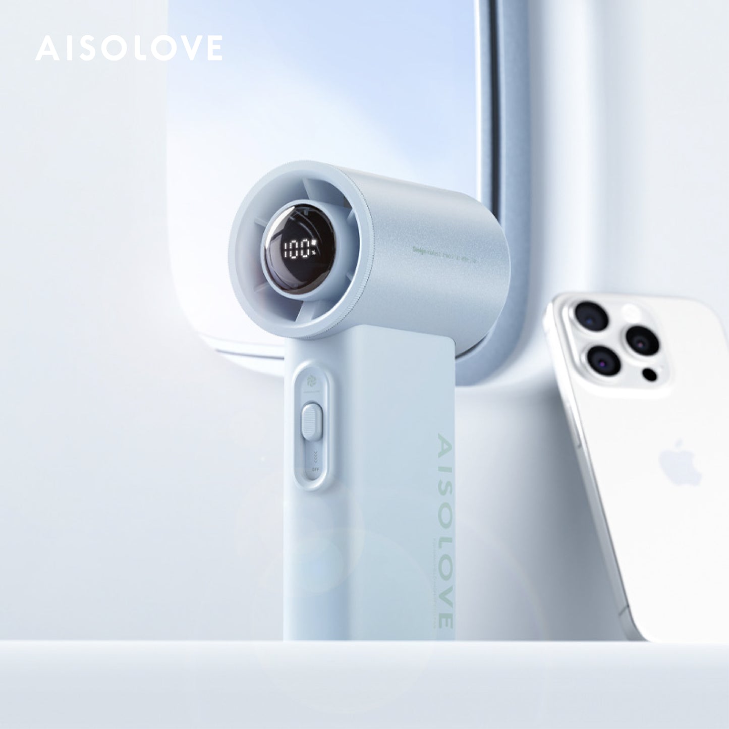 AISOLOVE F20 Handheld Turbo Mini Fan 6000mAh 手持式涡轮迷你风扇