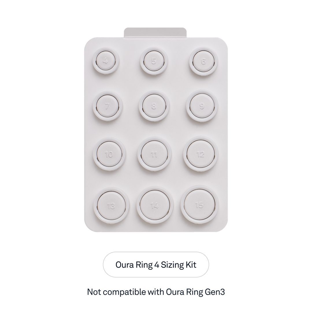 Oura Ring 4 Sizing Kit | Size 4–15 | For Accurate Ring Size Selection