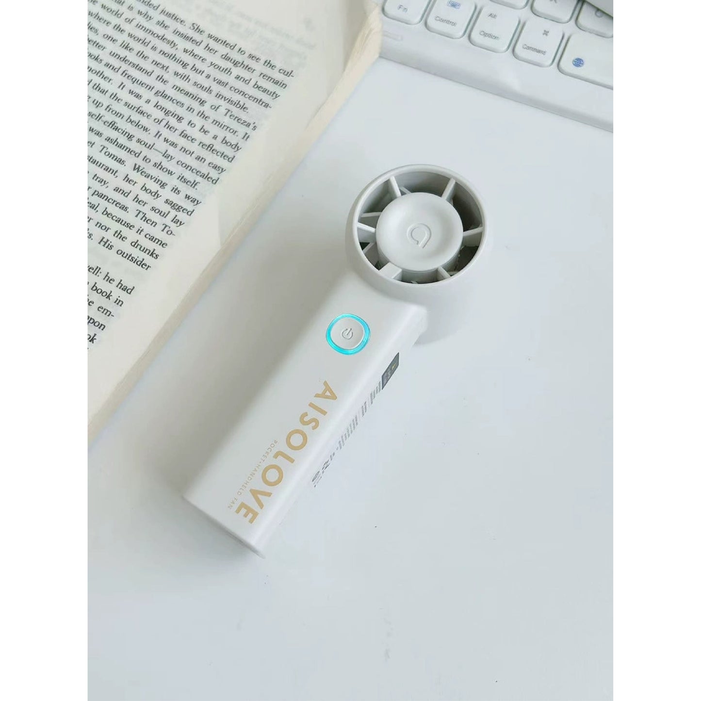 AISOLOVE F02 Compact Handheld Fan 3000mAh