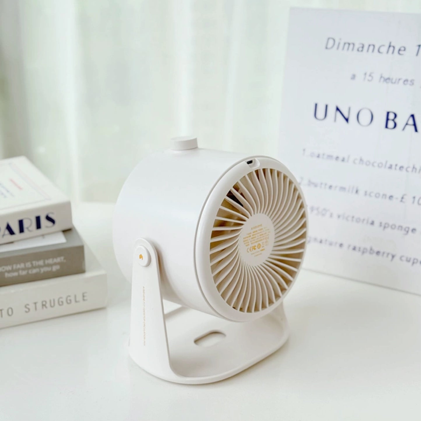 AISOLOVE 2-in-1 Desk & Wall Fan 双用桌面壁挂风扇 (No Battery)