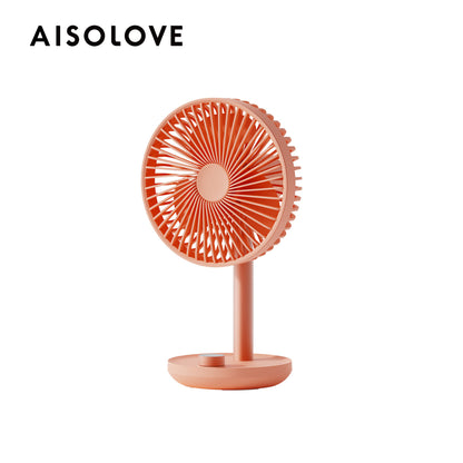 AISOLOVE F21 Wide-Angle Auto Oscillation USB Desktop Fan 4000mAh 广角自动摇头USB桌面风扇