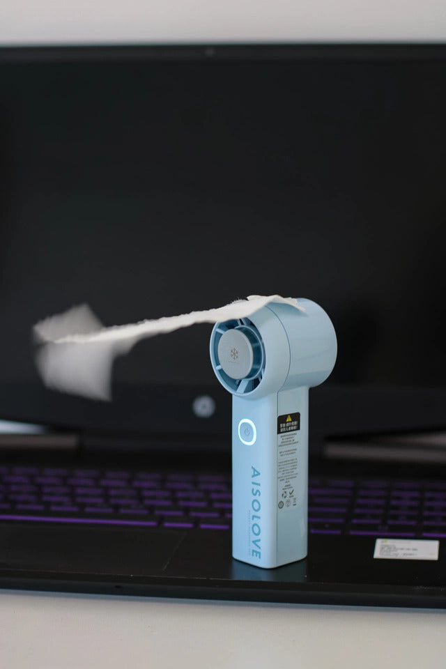 AISOLOVE F03 Handheld Mini Fan with Semiconductor Cooling 5000mAh