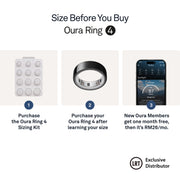 Oura Ring 4 Sizing Kit | Size 4–15 | For Accurate Ring Size Selection