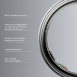 Load image into Gallery viewer, Oura Ring 5 Health &amp; Fitness Tracker Smart Ring, Brushed Silver