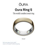 Load image into Gallery viewer, Oura Ring 5 Health &amp; Fitness Tracker Smart Ring, Gold