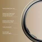 Load image into Gallery viewer, Oura Ring 5 Health &amp; Fitness Tracker Smart Ring, Gold