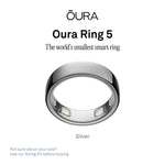 Load image into Gallery viewer, Oura Ring 5 Health &amp; Fitness Tracker Smart Ring, Silver