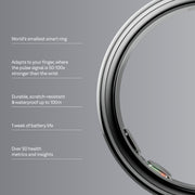 Oura Ring 5 Health & Fitness Tracker Smart Ring, Silver