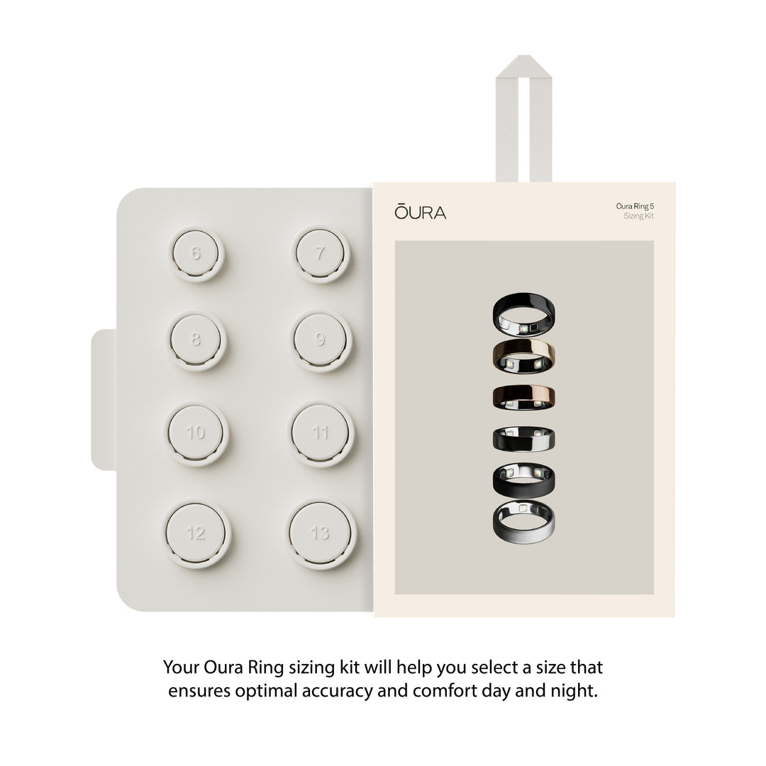 Oura Ring 5 Sizing Kit | Size 6–13 | For Accurate Ring Size Selection