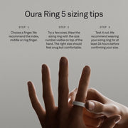 Oura Ring 5 Sizing Kit | Size 6–13 | For Accurate Ring Size Selection