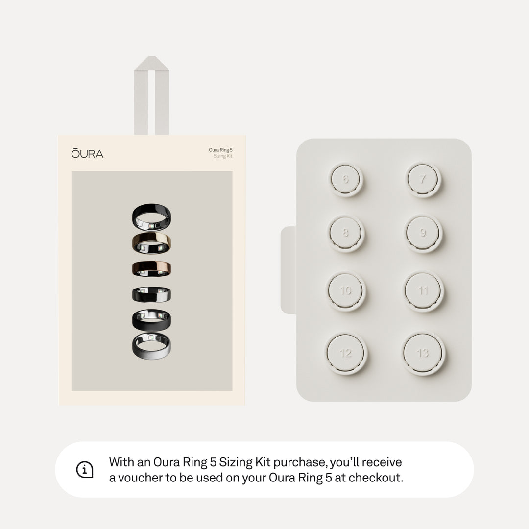 Oura Ring 5 Sizing Kit | Size 6–13 | For Accurate Ring Size Selection