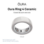 Load image into Gallery viewer, Oura Ring 4 Ceramic Health &amp; Fitness Tracker Smart Ring, Cloud