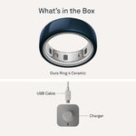 Load image into Gallery viewer, Oura Ring 4 Ceramic Health &amp; Fitness Tracker Smart Ring, Midnight