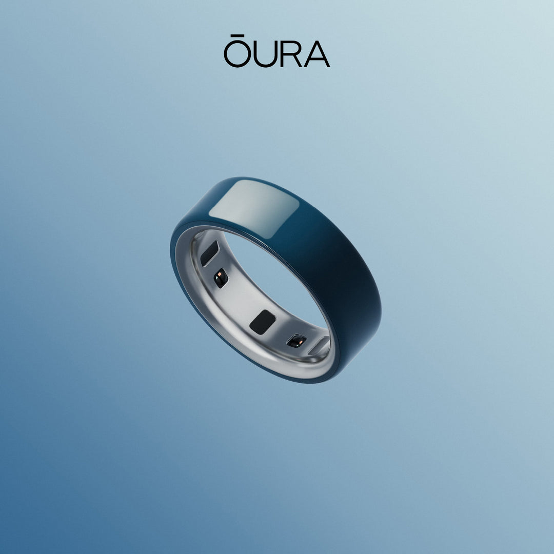 Oura Ring 4 Ceramic Health & Fitness Tracker Smart Ring, Midnight