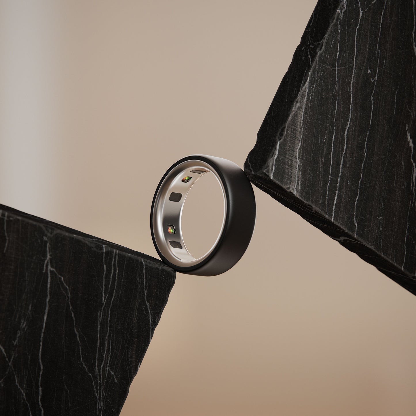 Oura Ring 4 Health & Fitness Tracker Smart Ring, Stealth
