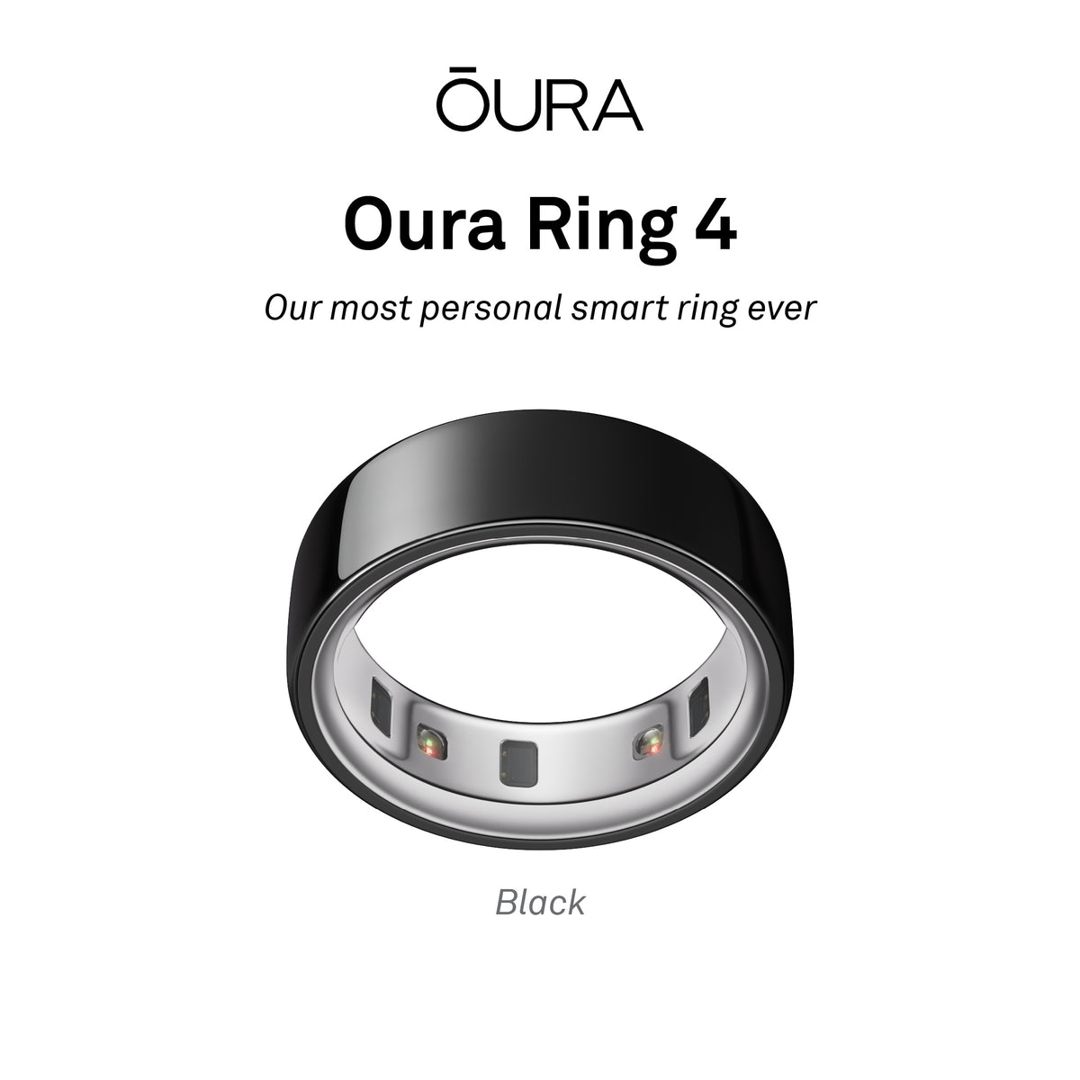 Oura Ring 4 サイズ10 Oura Ring 4 ブラック 10号 Oura Health Oura