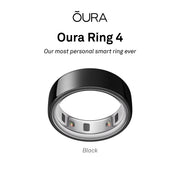Oura Ring 4 Health & Fitness Tracker Smart Ring, Black