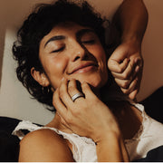 Oura Ring 4 Health & Fitness Tracker Smart Ring, Brushed Silver