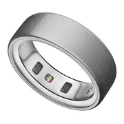 Oura Ring 4 Health & Fitness Tracker Smart Ring, Brushed Silver