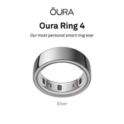 Oura Ring 4 Health & Fitness Tracker Smart Ring, Silver