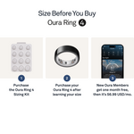 Load image into Gallery viewer, Oura Ring 4 Health &amp; Fitness Tracker Smart Ring, Black
