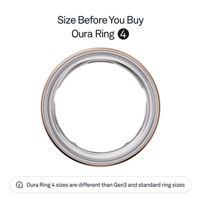 Oura Ring 4 Health & Fitness Tracker Smart Ring, Rose Gold