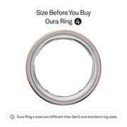Oura Ring 4 Health & Fitness Tracker Smart Ring, Rose Gold